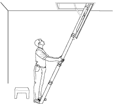 ladder+extension down