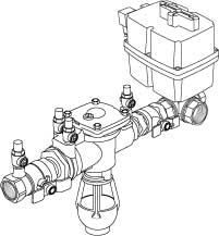 3-port backup valve assembly